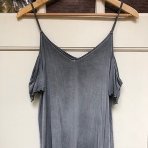 Cold shoulder tank/t-shirt